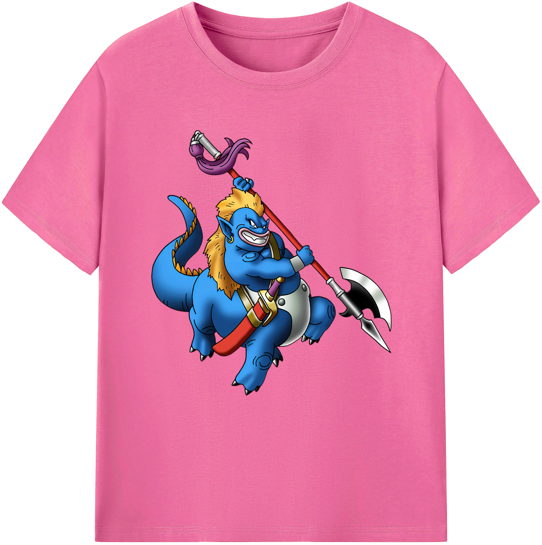 （画像用） ドラゴンクエスト Doragon Kuesuto Dragon Quest レディースカジュアルプリントTシャツ（綿100％）